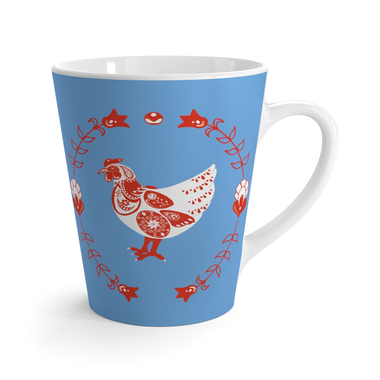 Elaborate Chicken Latte Mug