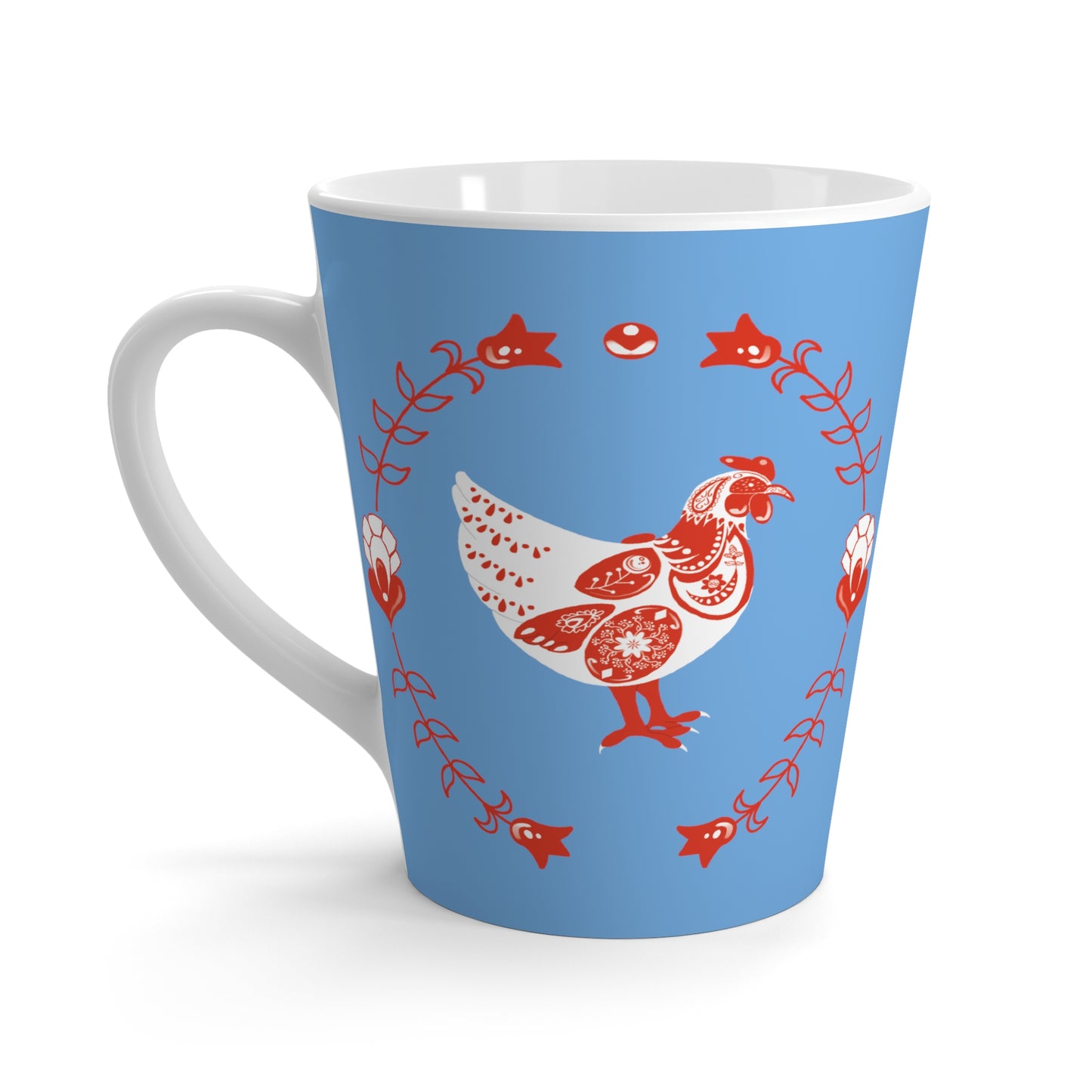 Elaborate Chicken Latte Mug